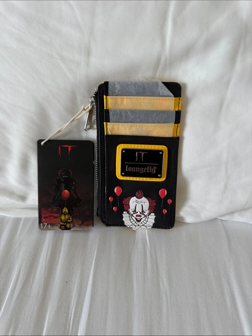 Loungefly it pennywise Georgie boat large cardholder wallet NWT